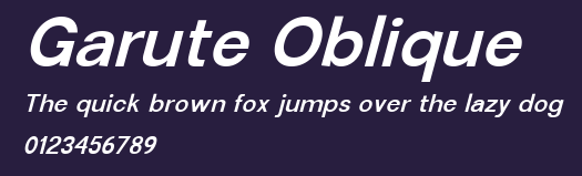 Garute Oblique Preview
