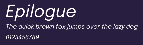 Epilogue Preview