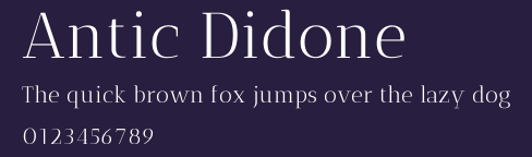 Antic Didone Preview