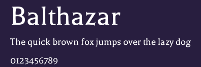 Balthazar Preview