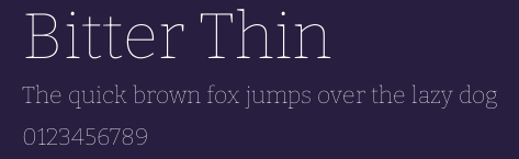 Bitter Thin Preview