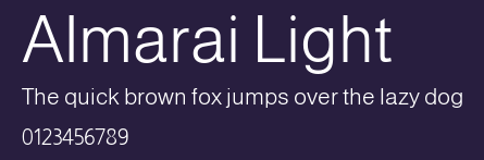 Almarai Light Preview