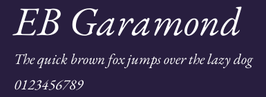 EB Garamond Preview
