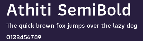 Athiti SemiBold Preview