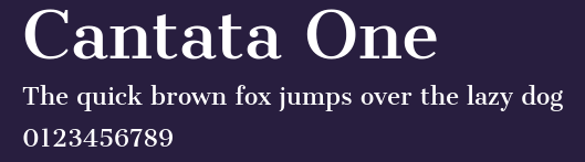 Cantata One Preview