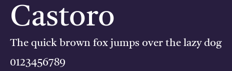 Castoro Preview