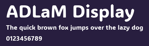 ADLaM Display Preview