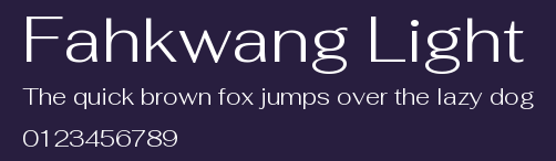 Fahkwang Light Preview