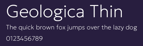 Geologica Thin Preview
