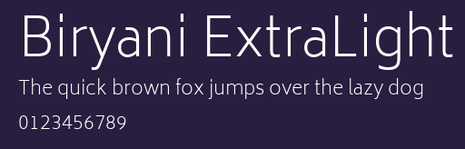 Biryani ExtraLight Preview
