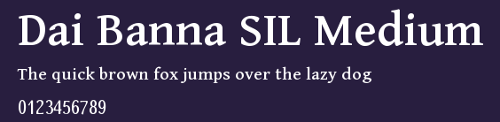 Dai Banna SIL Medium Preview