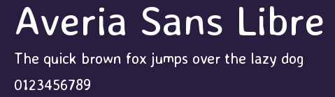 Averia Sans Libre Preview