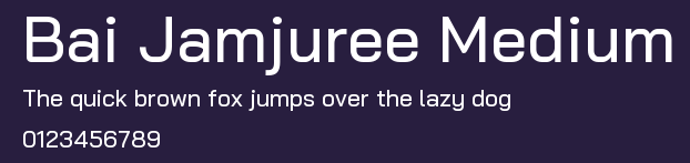Bai Jamjuree Medium Preview