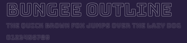 Bungee Outline Preview