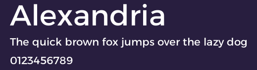 Alexandria Preview