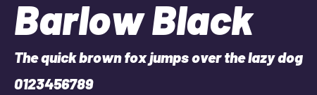 Barlow Black Preview