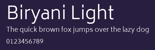 Biryani Light Preview