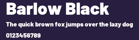 Barlow Black Preview