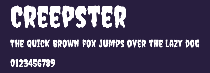 Creepster Preview