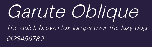Garute Oblique Preview