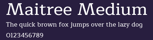 Maitree Medium Preview