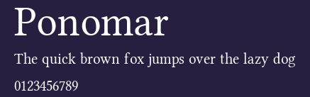 Ponomar Preview