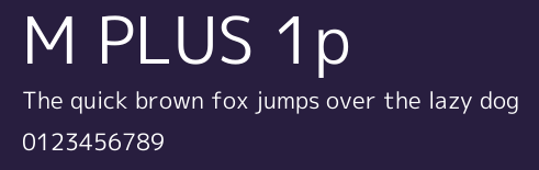 M PLUS 1p Preview