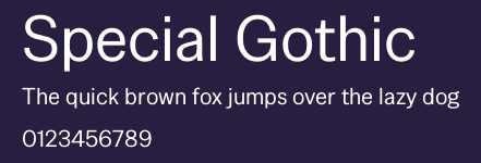 Special Gothic Preview