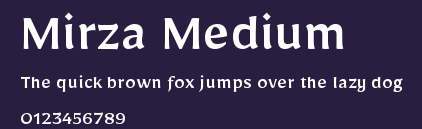 Mirza Medium Preview