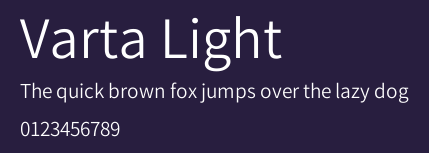 Varta Light Preview