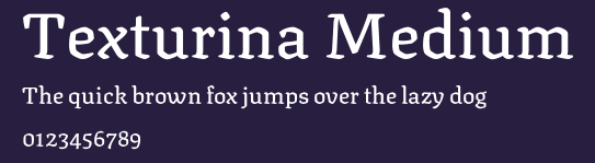 Texturina Medium Preview