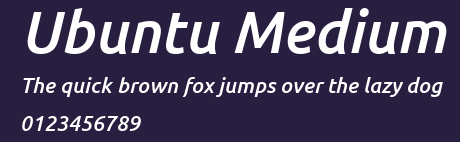 Ubuntu Medium Preview