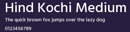 Hind Kochi Medium Preview