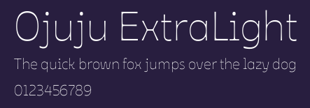 Ojuju ExtraLight Preview