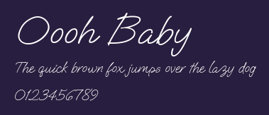 Oooh Baby Preview