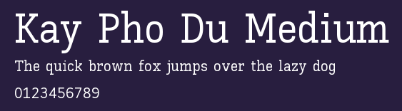 Kay Pho Du Medium Preview