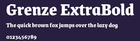 Grenze ExtraBold Preview