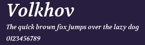 Volkhov Preview