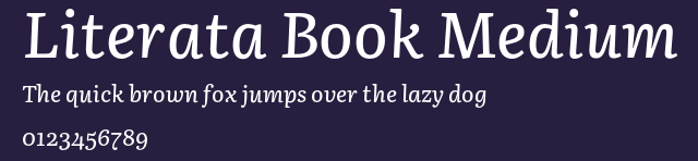 Literata Book Medium Preview