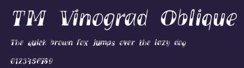 TM Vinograd Oblique Preview