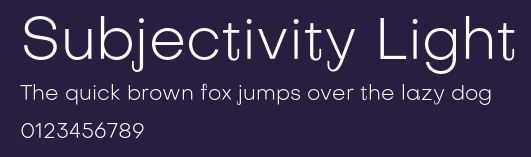 Subjectivity Light Preview