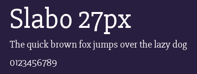 Slabo 27px Preview