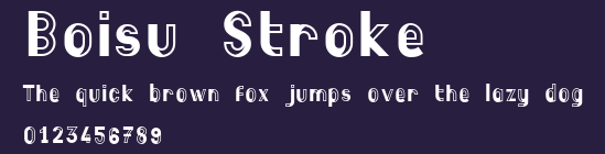 Boisu Stroke Preview