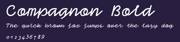 Compagnon Bold Preview