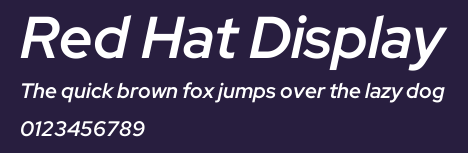 Red Hat Display Preview