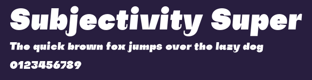 Subjectivity Super Preview