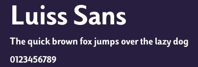 Luiss Sans Preview