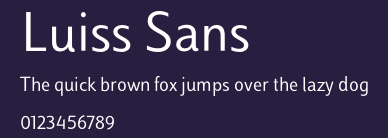 Luiss Sans Preview