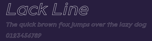 Lack Line Preview