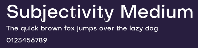 Subjectivity Medium Preview